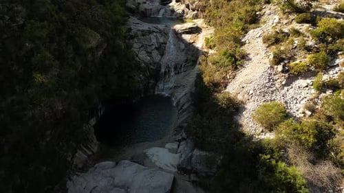 Aerial video of the Panda-Grace National Park, Portugal