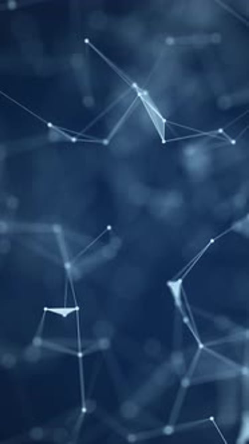 Abstract Geometric Plexus Network Background Loop