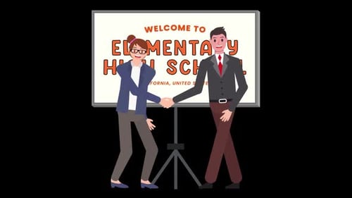 Business Handshake Animation | Professional Corporate Deal & Agreement