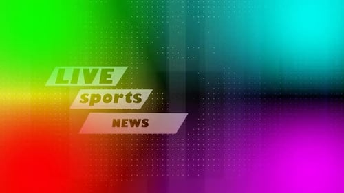Animated Lower Third Reveal for Live Sports News