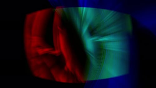 Colorful Abstract Patterns Emerge on a Dark Background in Mesmerizing Display