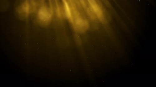 Light Rays Gold Particle Awards Trailer Titles Cinematic Openers Luxury Intro Background Loop