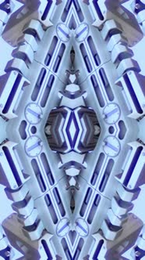 Vertical White Machine Tech Loop