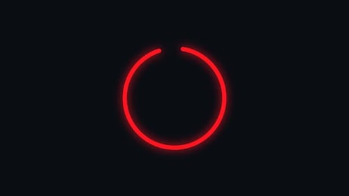 Cargando la animación del círculo de barras y cargando finalizada