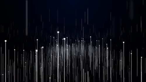 Dark Particles Technical Background Loop 4k