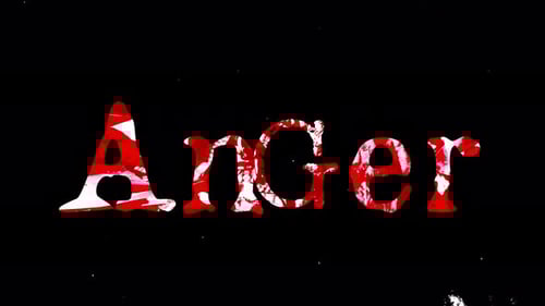 Abstract Grungy Anger Text Loop