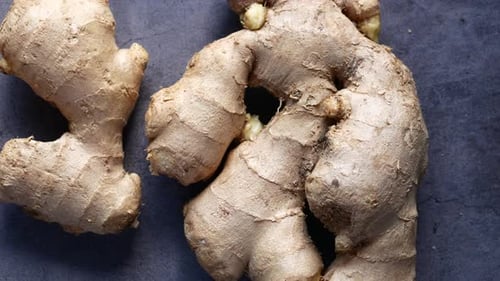 Close Up of Gingers on Chopping Board