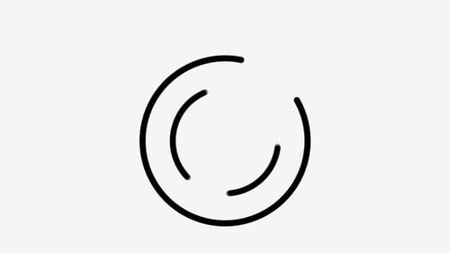 Healthy Food Flat Icon Animation With Seamless Loop and Alpha