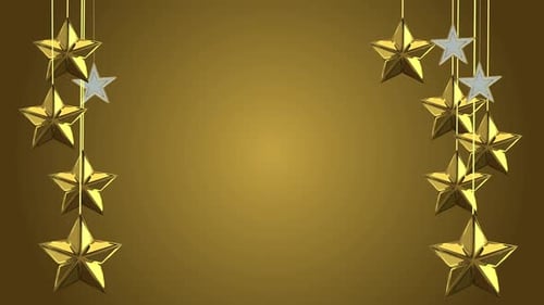 Star Gold Loop Background