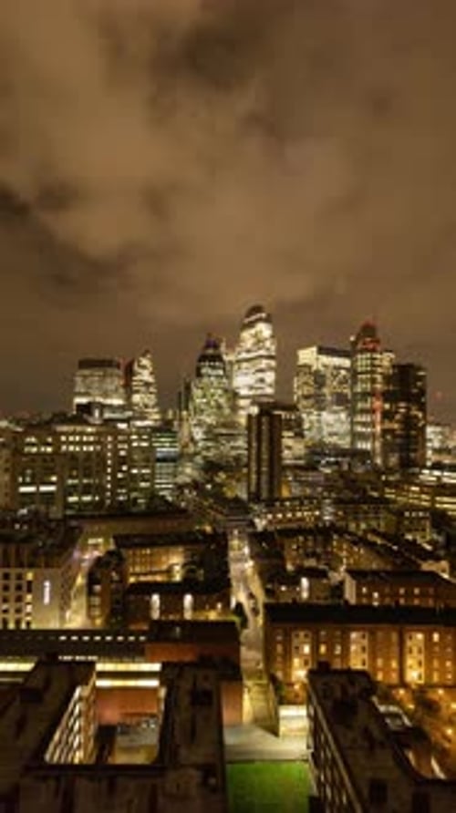 City of London Skyscraper Skyline Vertical