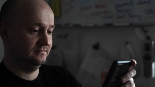 Creative Journaling: Man Working from Home Office