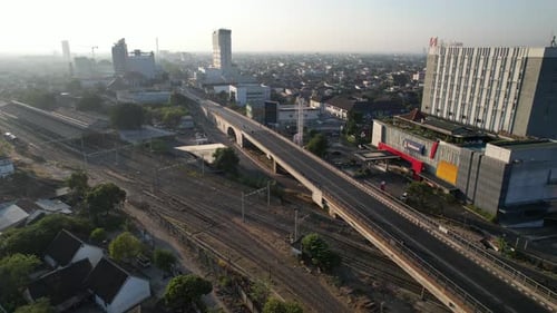 Wahrzeichen Surakarta, Indonesien, Stadtbild