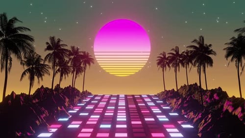 80s Dance Floor 01 Hd