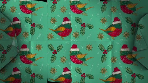 Festive Christmas Gift Wrap Paper Reveal