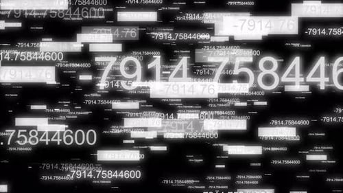 Dynamic Glowing Digital Data Stream Animated Background