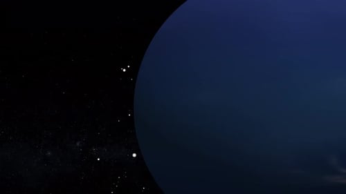 Animierter Blick auf den Planeten Neptun. 2319