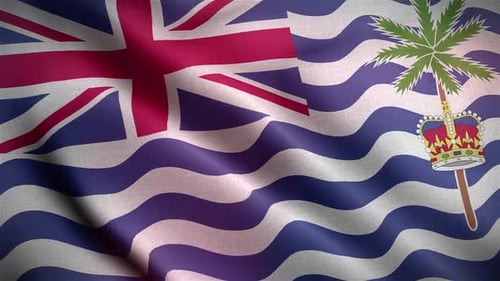 Waving Flag of the British Indian Ocean Territory