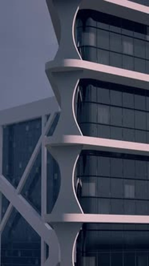 Modern Office Building With Abundance of Windows
