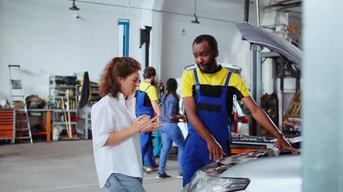 Mechanic Shows Client Car Changes
