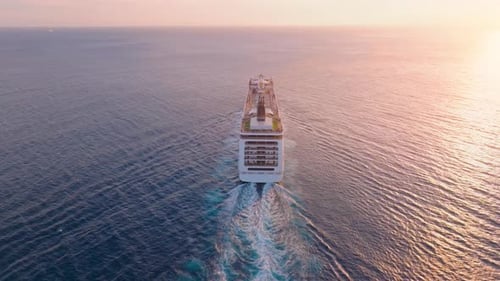 Enjoy exclusive travel aboard a modern cruise liner on the open ocean