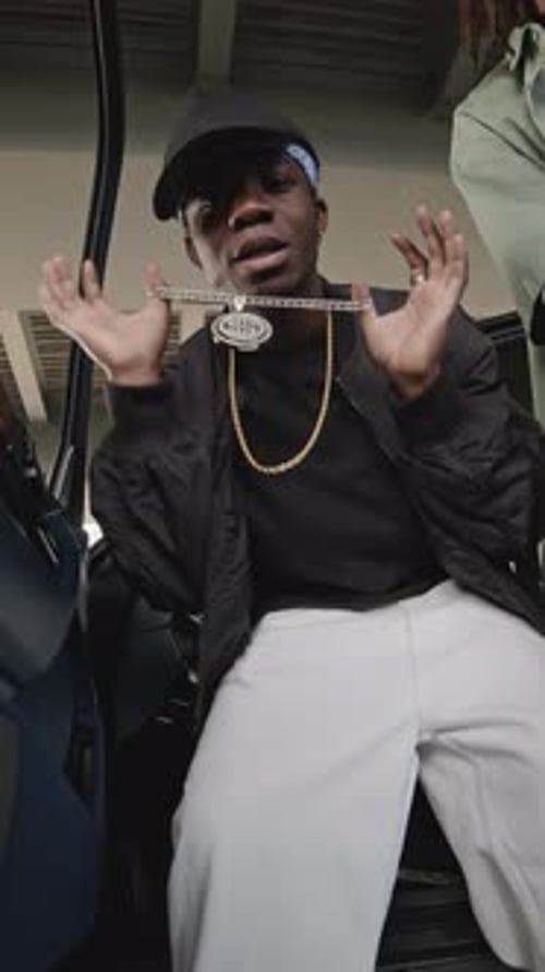 Black Guys Rapping on Parking Lot