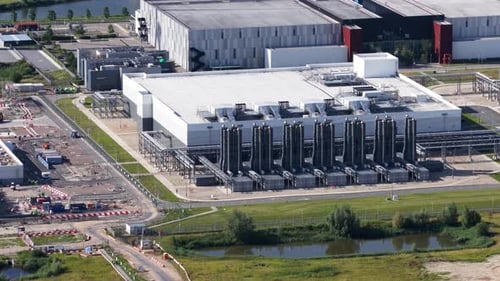New build data center, Eemshaven, Groningen, The Netherlands