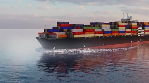 Containerschiff Splash