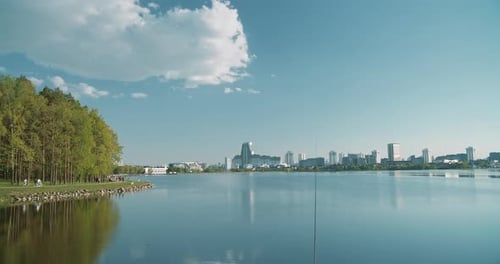 Minsk Belarus Reservoir Drozdy Time