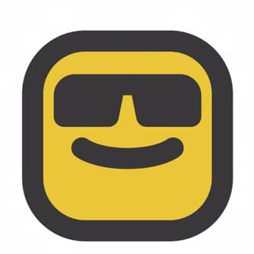 Cool Face Emoji with Sunglasses Animation