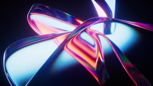 Fond géométrique abstrait en verre bleu