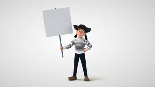 Fun breton character animation