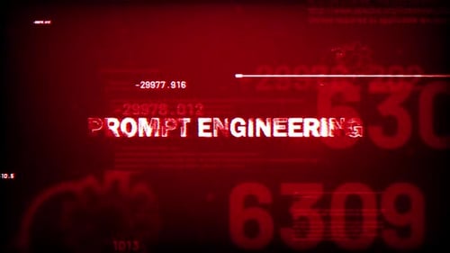 Prompt Engineering On Warning Hack Background Screen