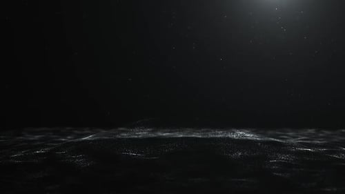 Abstract Fluid Particle Wave Logo Reveal