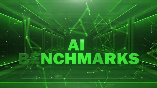 Futuristic AI Benchmarks Technology Title Reveal