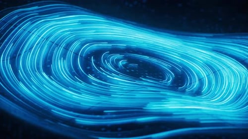 Spinning vortex curve lines with board background
