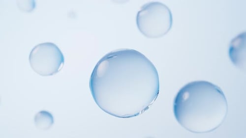Blue water drop background
