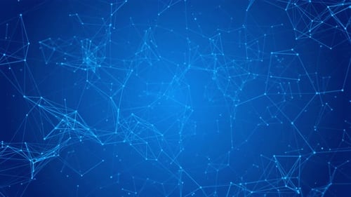 3D Connected Line Dots Futuristic Digital Background Business Science Technology Network