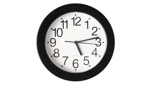 Timelapse Clock Ticking Time Running Out