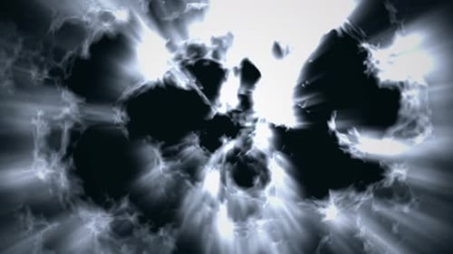 Storm Clouds Looping Background Gray 4K