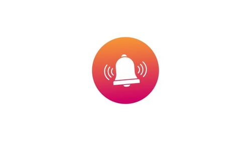 Animated Ringing Bell Notification Icon