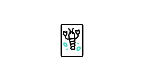 Animiertes Hummer-Symbol
