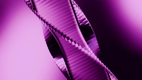3D Abstract Pink Violet Spiral Background