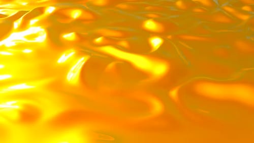 Gold Gradient Waves Loop