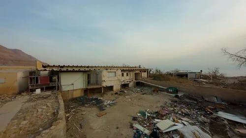 Desolate Terrain at Ein Gedi, Israel