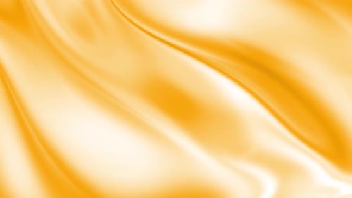 Seamless Abstract Fluid Yellow Orange Waves Loop Background Animation