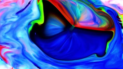 Abstract Colorful Ink Movements Spreads On Water Texture 674