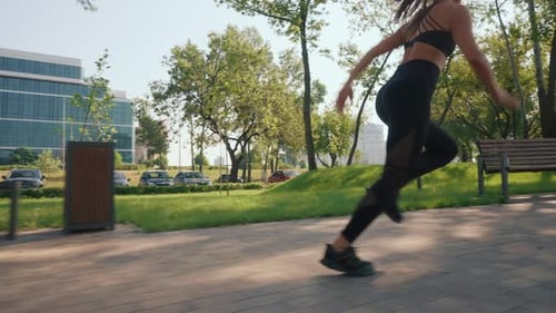 Fitness Training in Park