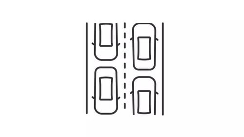 Animation d'une ligne de congestion