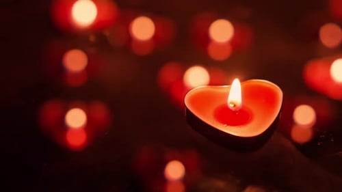 Heart Candlelight for Valentine’s Day