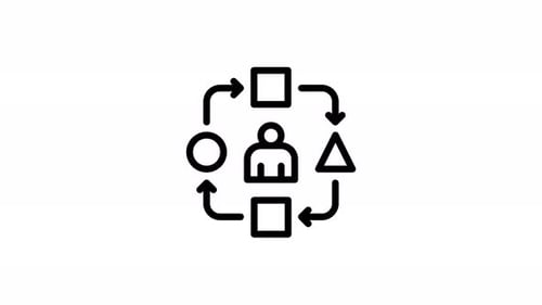 adaptability line icon animation
